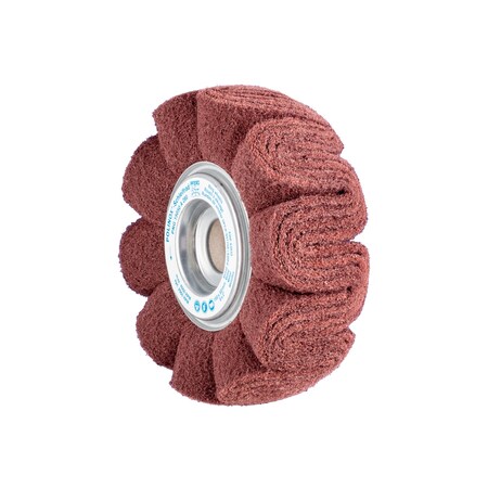 Pferd 6" X 2" POLINOX Unmounted Flap Wheel - 1" AH - PNG Type - 280 Grit 43032